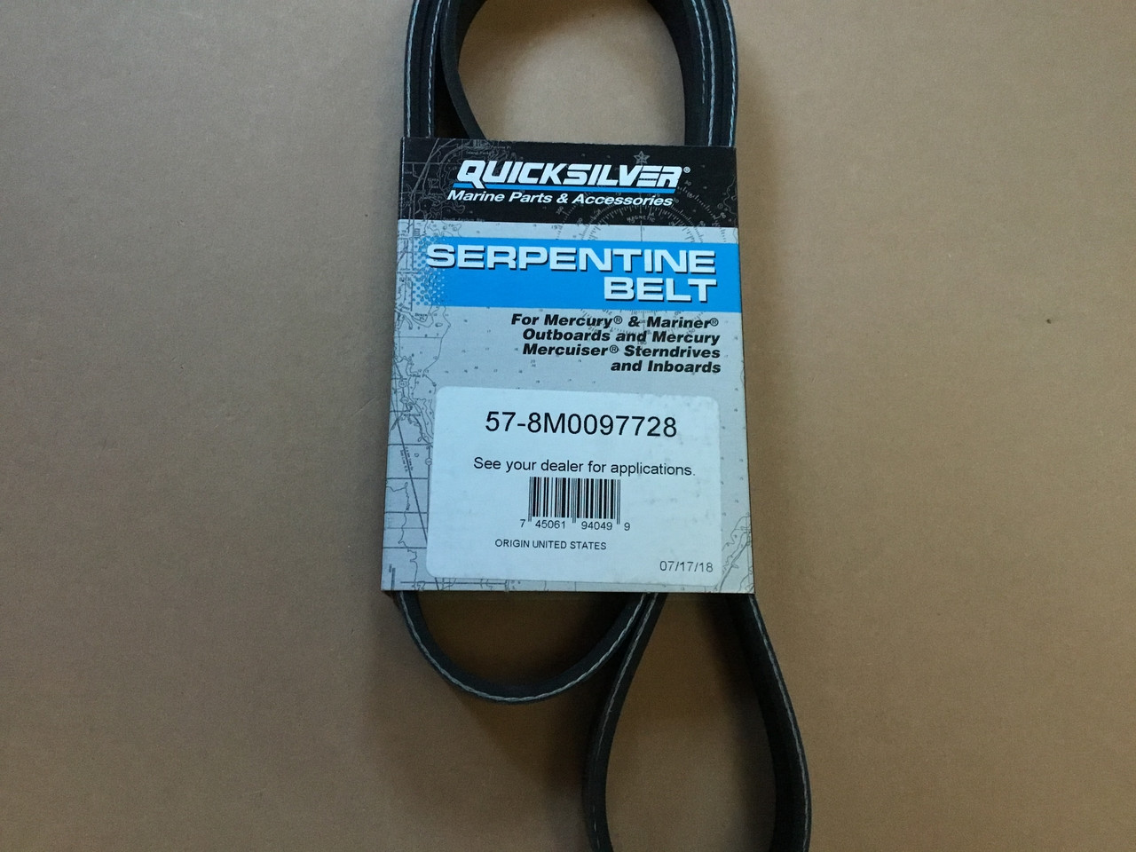 Ремінь ручейковий Mercruiser 57-8M0097728