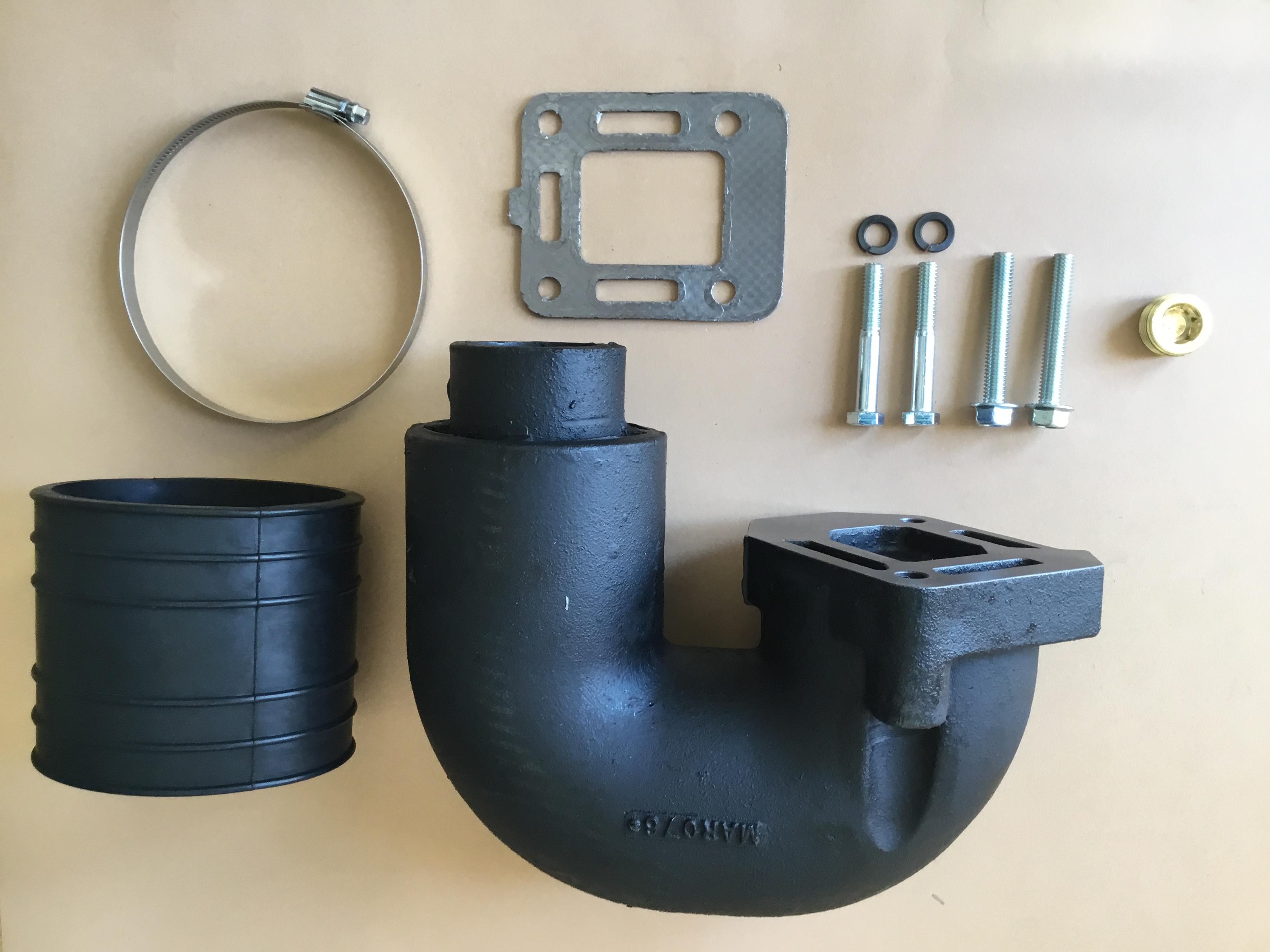 Колено выпускного коллектора (гусак) 3.0LX / 3.0L GM (181 CID) 4 Cil (1990+) MerCruiser 12076A2