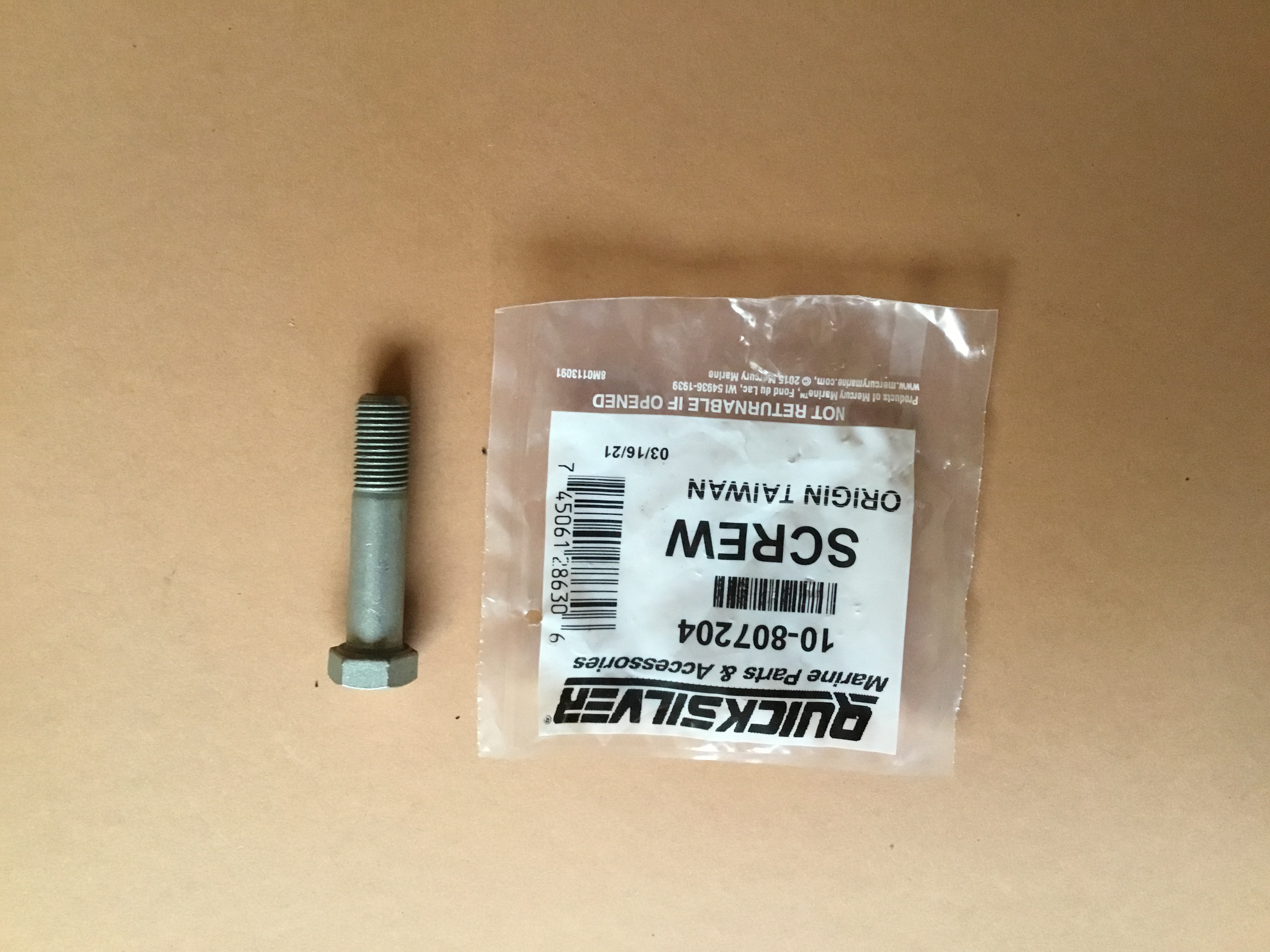 Болт рульової сошки Mercruiser 10-807204 807204 32995