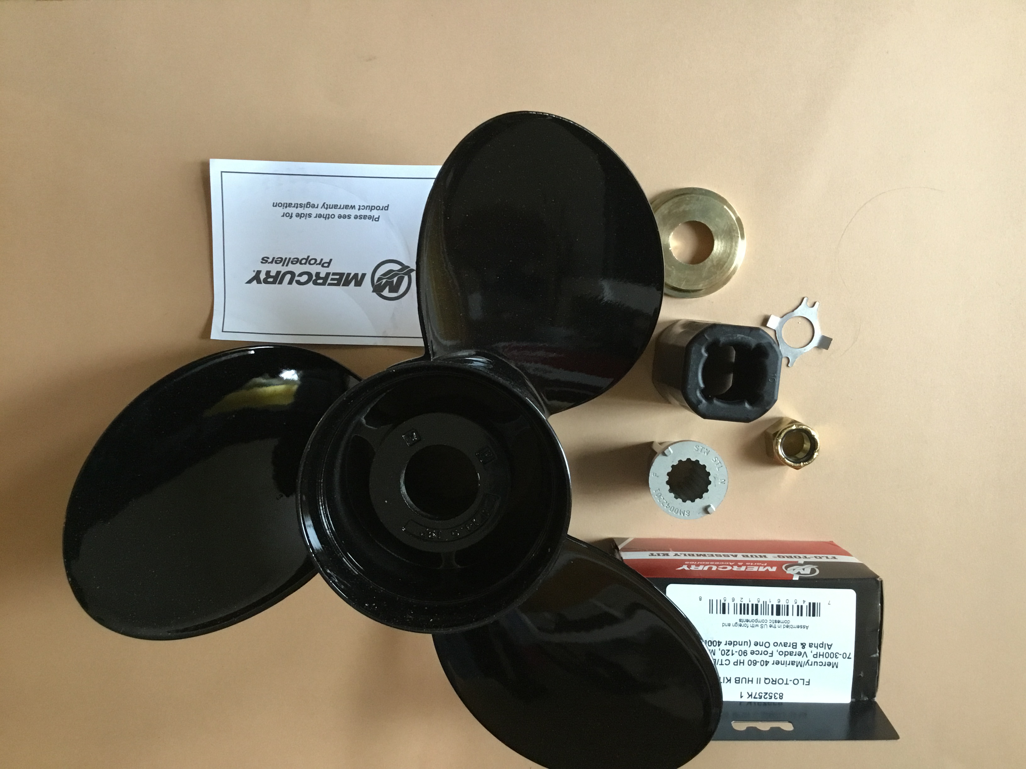 Винт гребний Black Max 14 1/2 X 19P Mercury Mercruiser   48-832830A45 832830A45 835257K 1