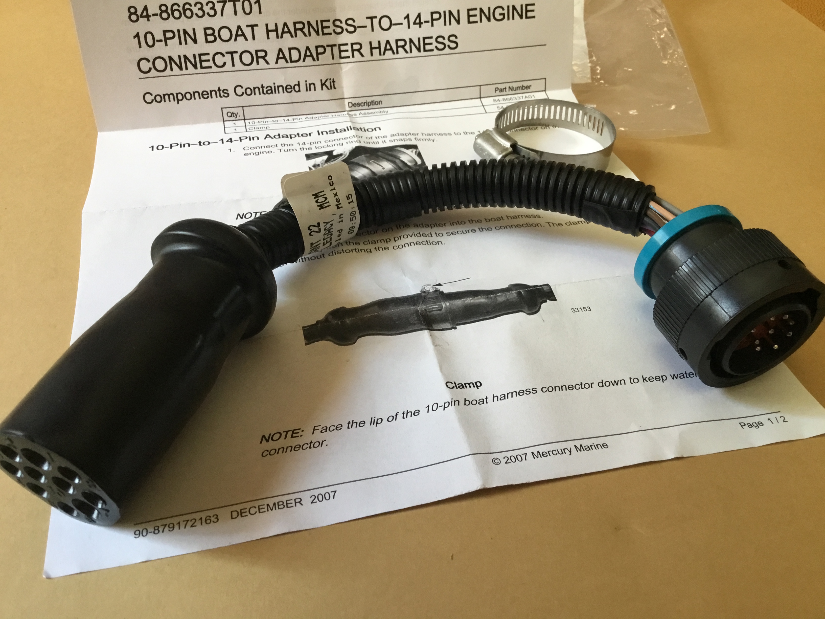 Адаптер Mercruiser 84-866337T01 866337T01 866337T01